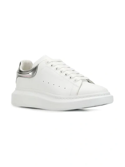 Shop Alexander Mcqueen Classic Low-top Trainers - White