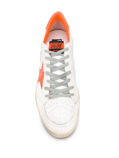 Shop Golden Goose Low-top Sneakers In White