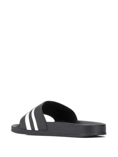 Shop Gcds Logo Strap Slides In Black