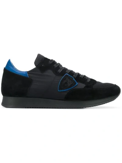 Shop Philippe Model Tropez Low Top Trainers In Black