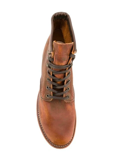 Shop Red Wing Shoes Lace-up Boots In Copper