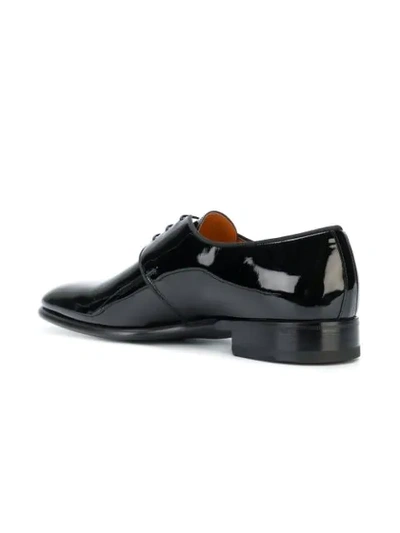 Shop Santoni Classic Derby Shoes In N01