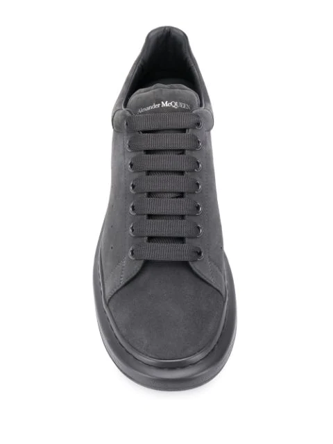 alexander mcqueen trainers grey suede