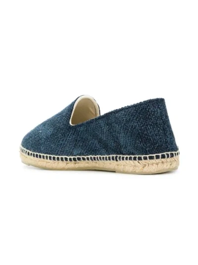 Shop Manebi Woven Espadrilles - Blue