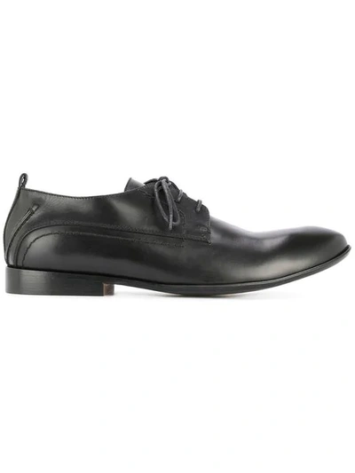 Shop Costume National Classic Derby Shoes In Black