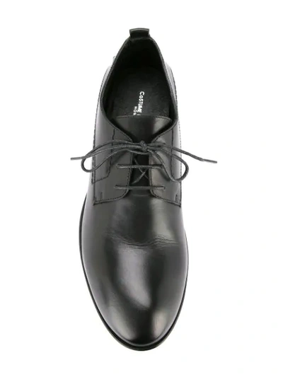 Shop Costume National Classic Derby Shoes In Black