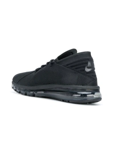 Shop Nike Air Max Flair Sneakers In Black