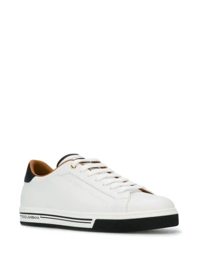 Shop Dolce & Gabbana Roma Sneakers In White