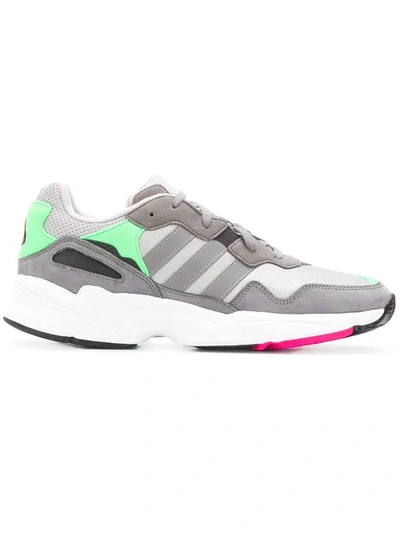 Shop Adidas Originals Adidas Yung-96 Sneakers - Grey