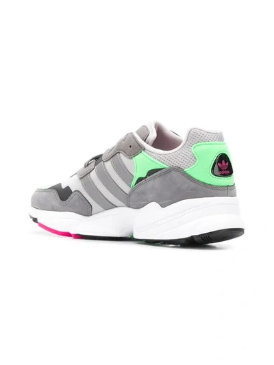Shop Adidas Originals Adidas Yung-96 Sneakers - Grey