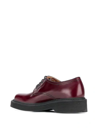 Shop Marni Lace-up Shoes In Red