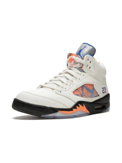 Shop Jordan Air  5 Retro Sneakers - 148 White