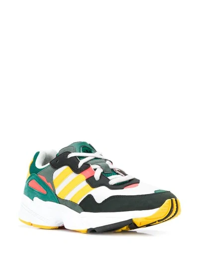 Shop Adidas Originals Yung 96 Sneakers In Green