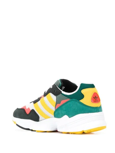 Shop Adidas Originals Yung 96 Sneakers In Green