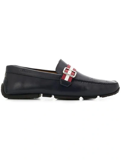 Shop Bally Pilcher Loafers In Blue