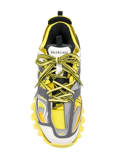 Shop Balenciaga Track Sneakers In Yellow