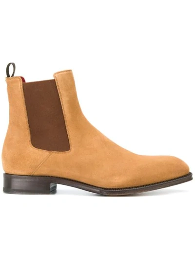 Shop Alexander Mcqueen Chelsea Boots In Neutrals