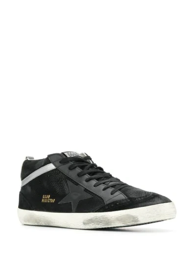 Shop Golden Goose Mid/star Sneakers In Black