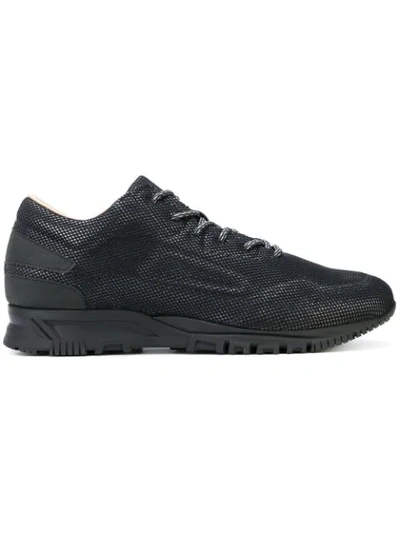 Shop Lanvin Lace-up Running Sneakers In Black