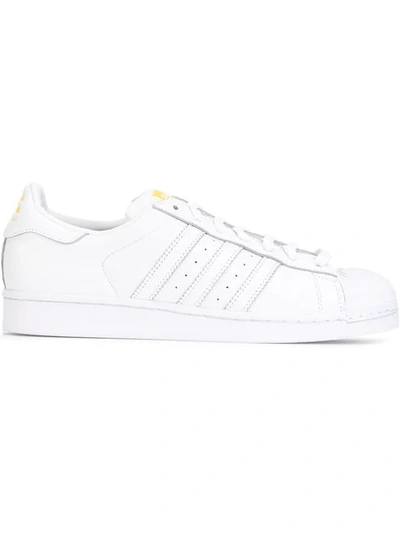 Shop Adidas Originals Superstar Pharrell Supershell Sneakers In White