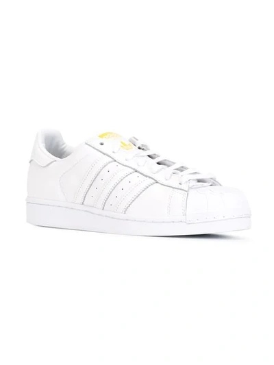 Shop Adidas Originals Superstar Pharrell Supershell Sneakers In White