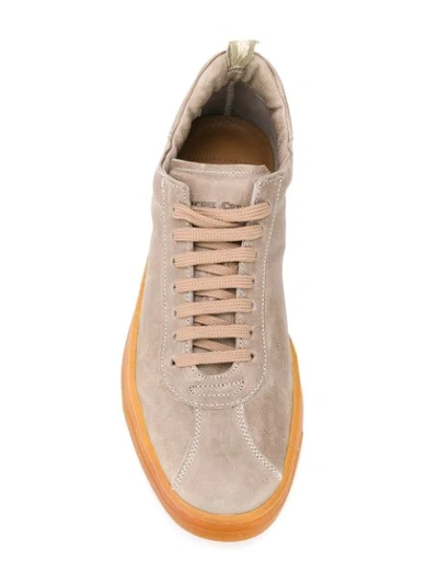 OFFICINE CREATIVE CLASSIC LACE-UP SNEAKERS - 大地色