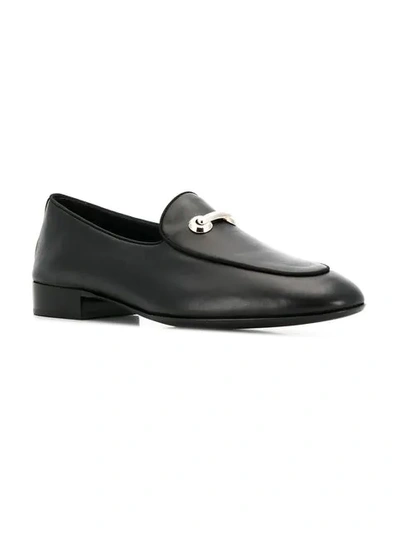 Shop Giuseppe Zanotti Jackson Loafers In Black