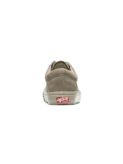 Shop Vans Taupe Vault Low Top Suede Sneakers In Neutrals