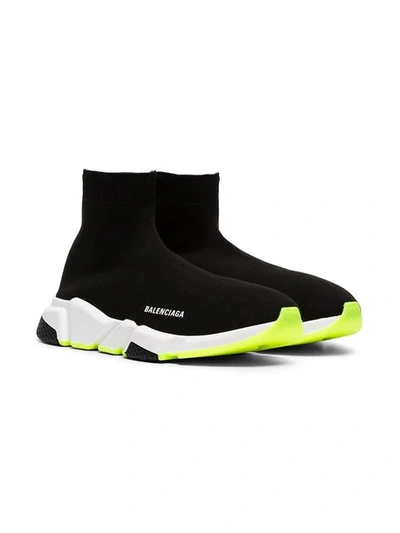 Shop Balenciaga Speed Sock Sneakers In Black