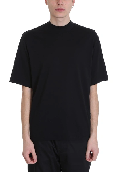 Shop Acne Studios Black Cotton Eagan T-shirt