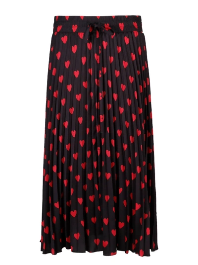 Shop Red Valentino Skirt In Black