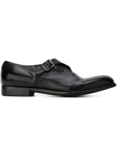 Shop Alberto Fasciani Buckled Shoes In Black
