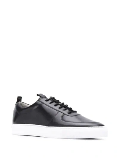 Shop Grenson Low Top Sneakers In Black