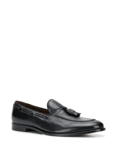 Shop Fratelli Rossetti Tassel Loafers In Black