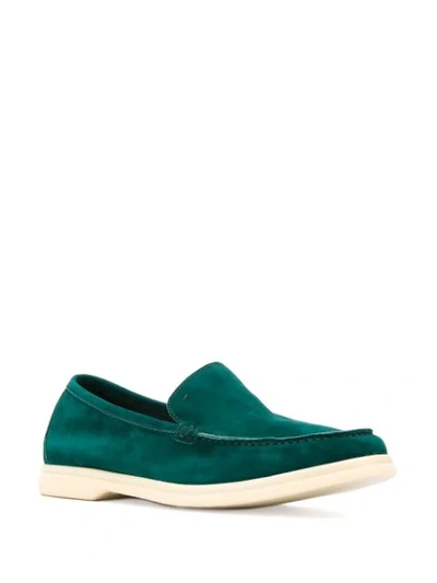 Shop Andrea Ventura Sailor Style Loafers - Green