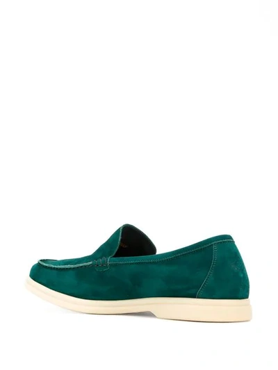 Shop Andrea Ventura Sailor Style Loafers - Green