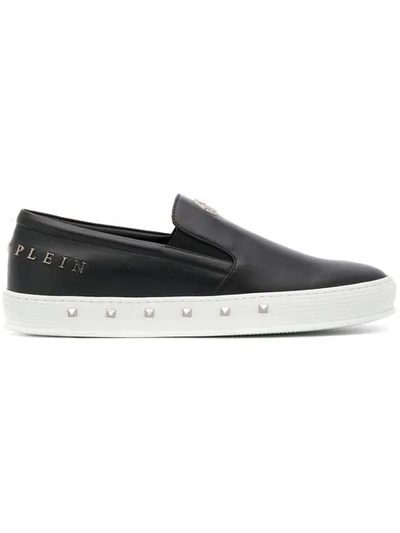 Shop Philipp Plein I Won't Let You Go Sneakers - Black
