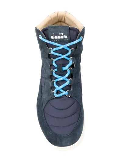 Diadora Booth Hi In Blue