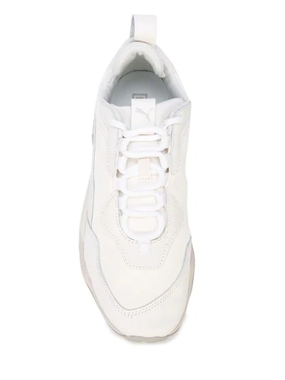 Shop Puma Thunder Dessert Sneakers In White/grey