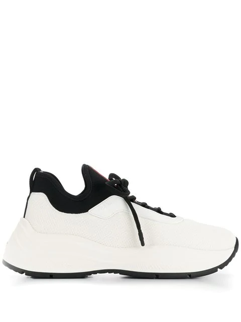 black trainers white sole