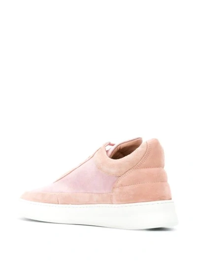 Shop Filling Pieces Tonal Low Top Sneakers In Pink