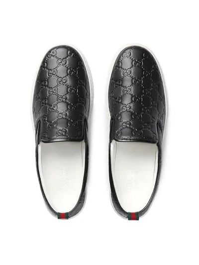 Gucci Signature slip-on sneakers