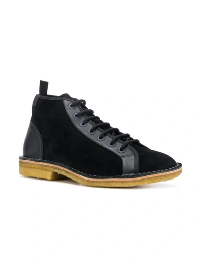Shop Lanvin Lace-up Ankle Boots - Black