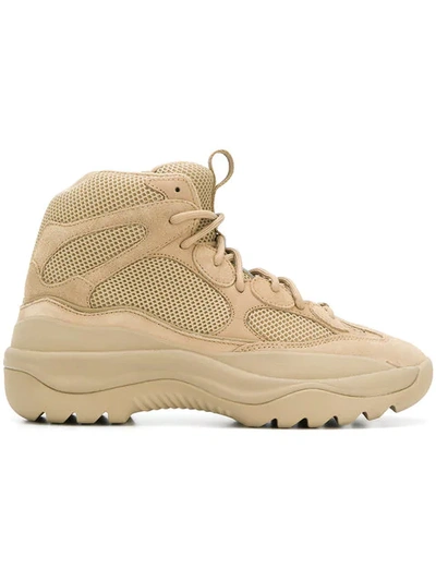 Shop Yeezy Season 6 Desert Rat Boots In Neutrals