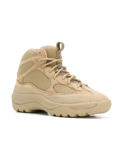 Shop Yeezy Season 6 Desert Rat Boots In Neutrals