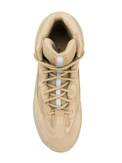 Shop Yeezy Season 6 Desert Rat Boots In Neutrals