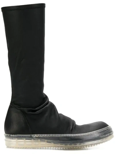 Shop Rick Owens 'no Cap' Ankle Boots In Black