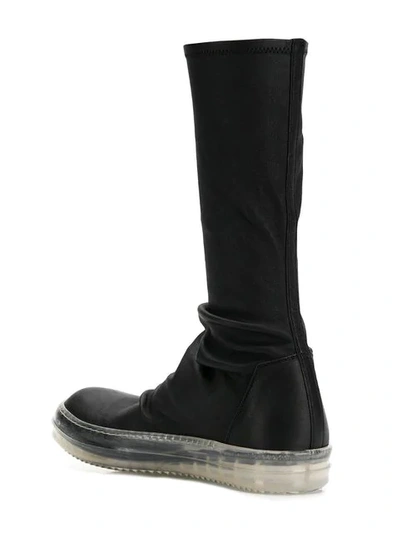 Shop Rick Owens 'no Cap' Ankle Boots In Black