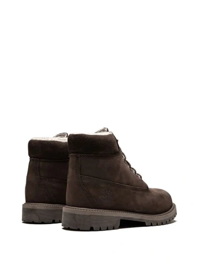 Shop Timberland 6in Classic Sherling Boots In Brown