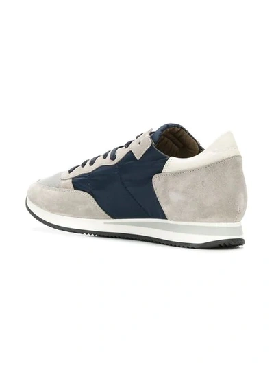 Shop Philippe Model Tropez Sneakers In Grey